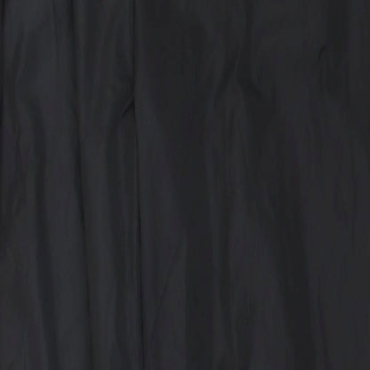 Womens UK Size 10 PRETTYLITTLETHING Regular Fit Windbreaker Black Trousers