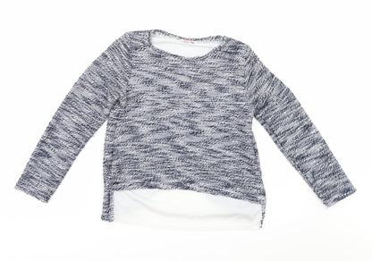 Miss Evie Girls Blue   Pullover Jumper Size 9-10 Years