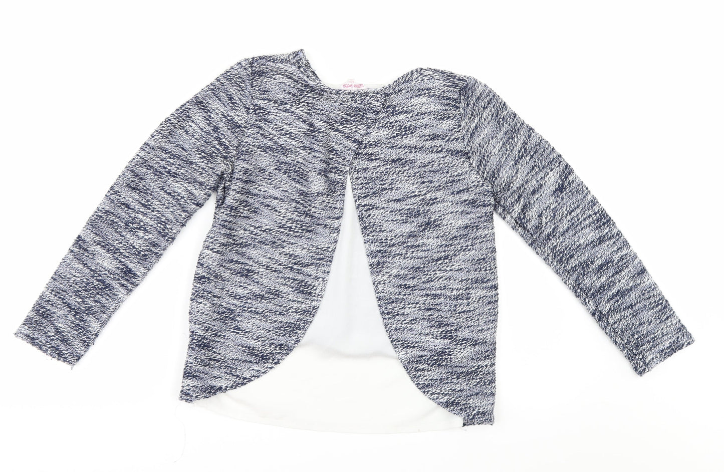 Miss Evie Girls Blue   Pullover Jumper Size 9-10 Years
