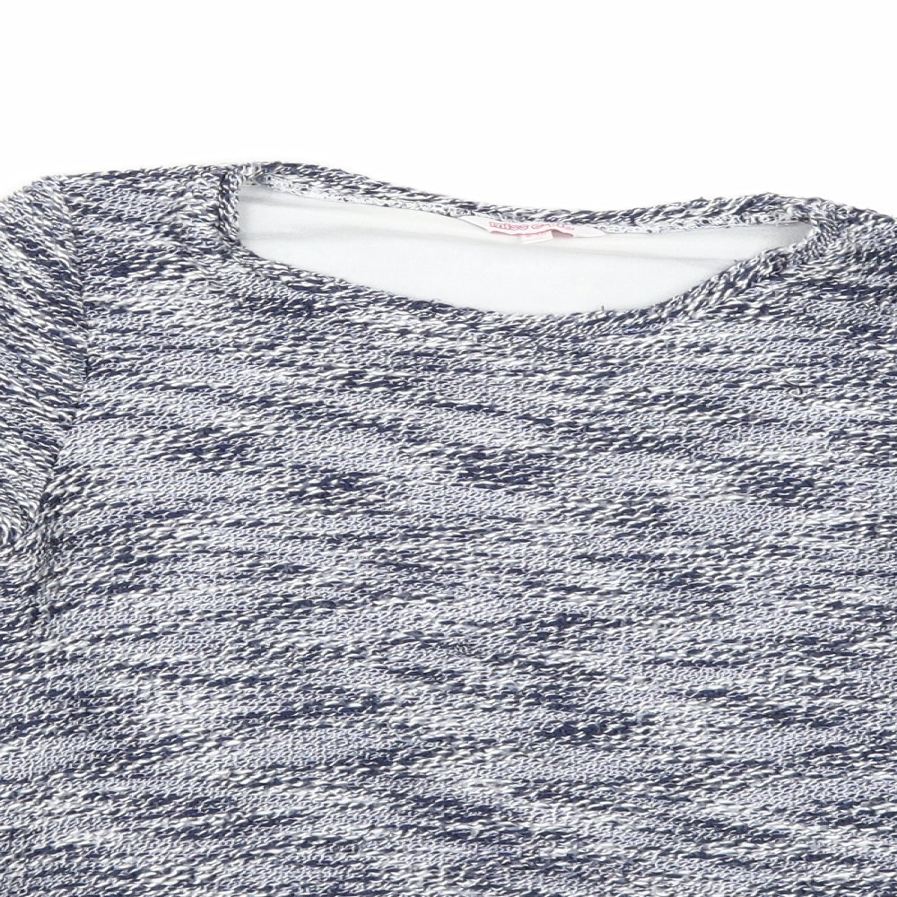 Miss Evie Girls Blue   Pullover Jumper Size 9-10 Years