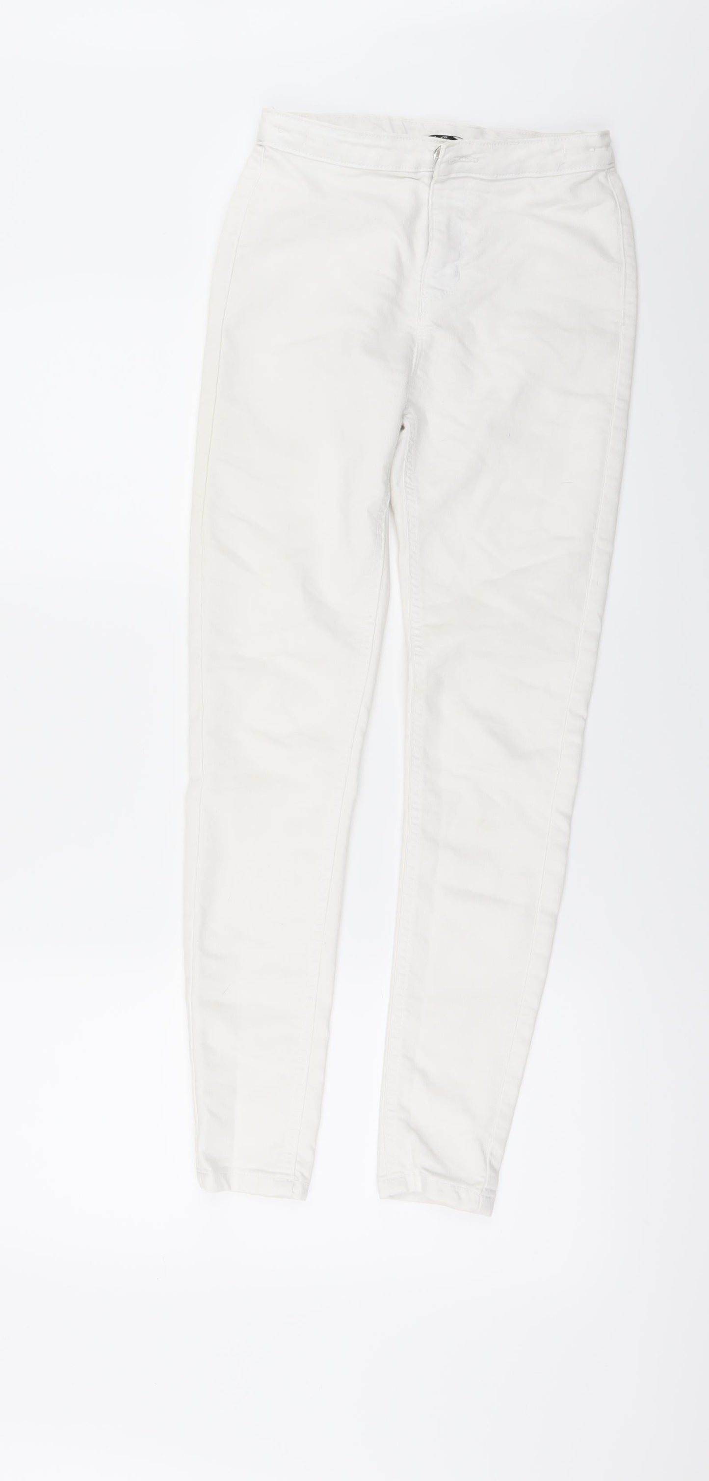 Candy Couture Girls White  Denim Skinny Jeans Size 13 Years