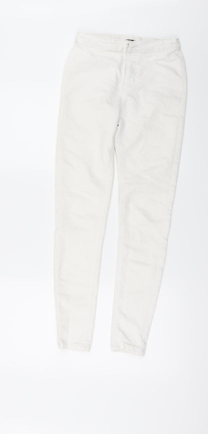 Candy Couture Girls White  Denim Skinny Jeans Size 13 Years