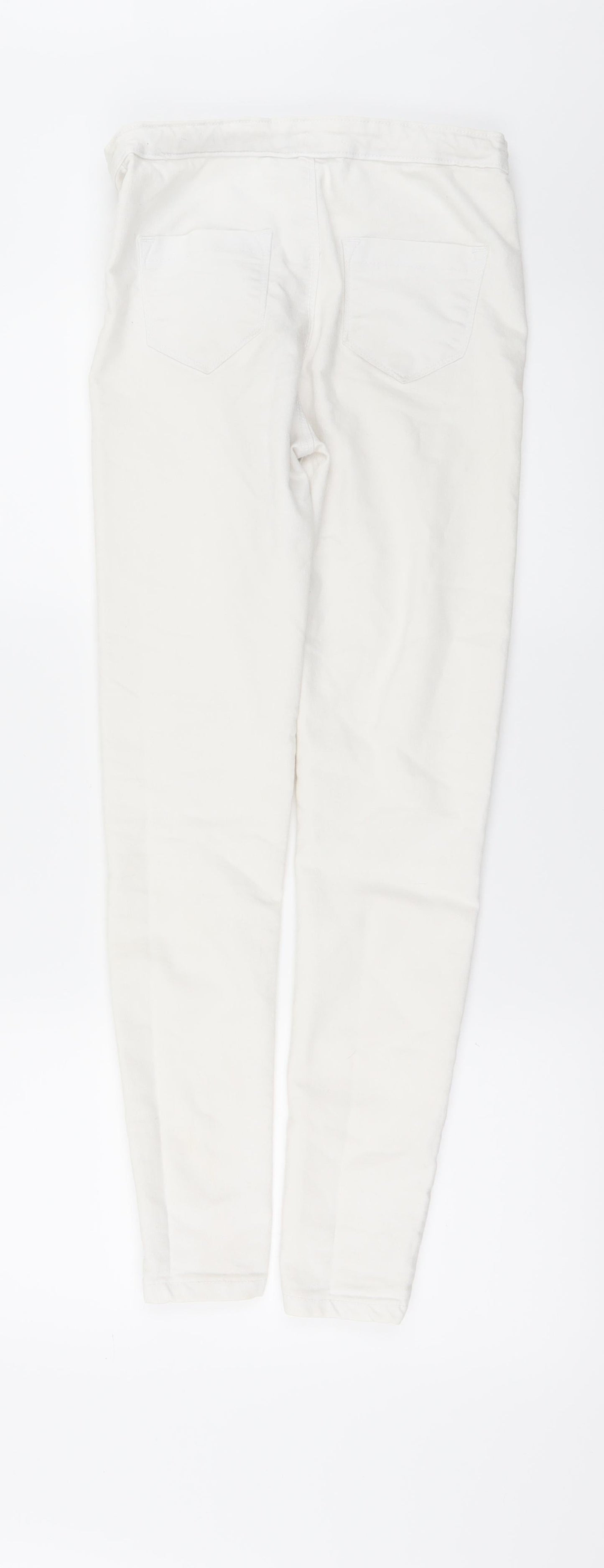 Candy Couture Girls White  Denim Skinny Jeans Size 13 Years