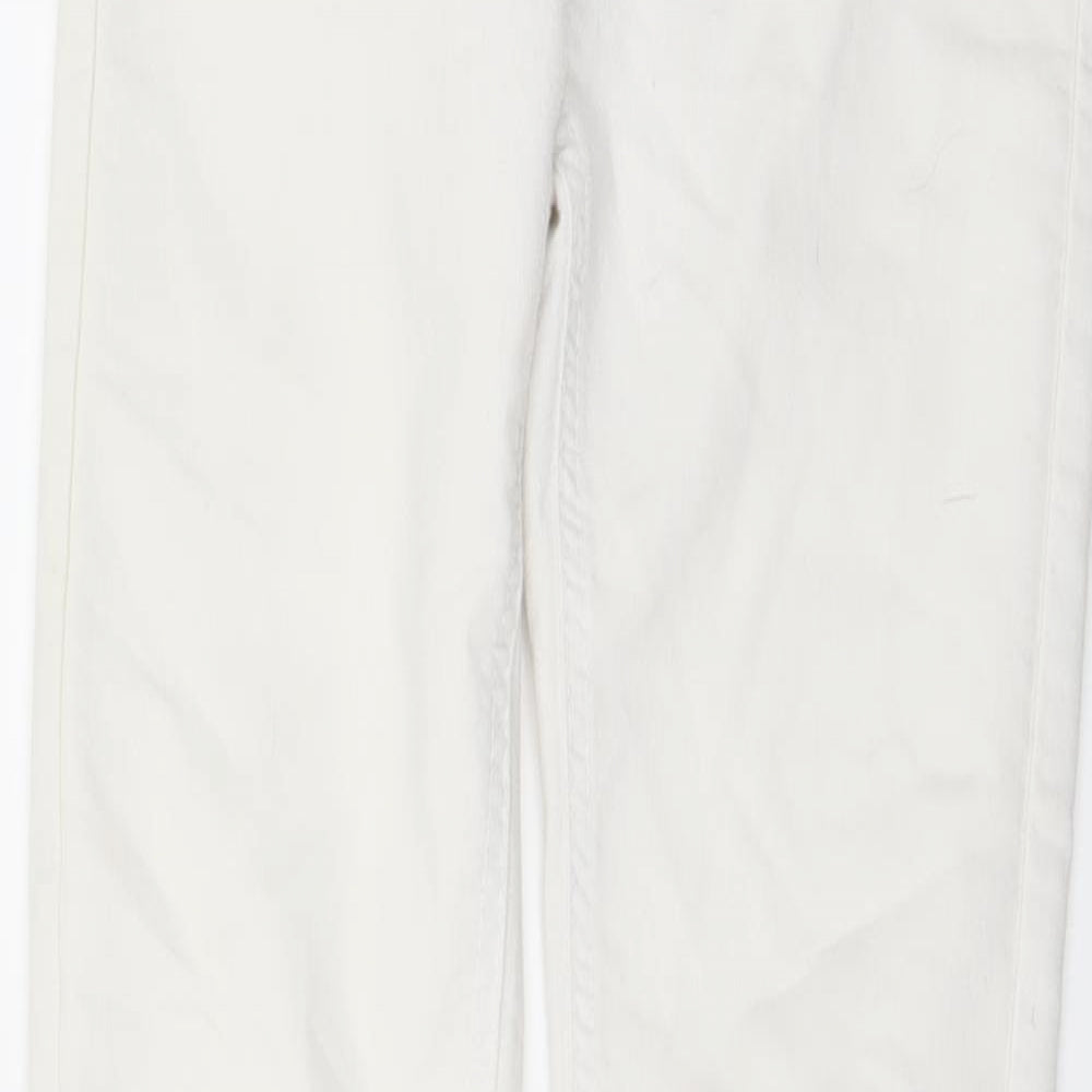 Candy Couture Girls White  Denim Skinny Jeans Size 13 Years