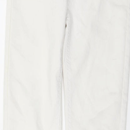 Candy Couture Girls White  Denim Skinny Jeans Size 13 Years