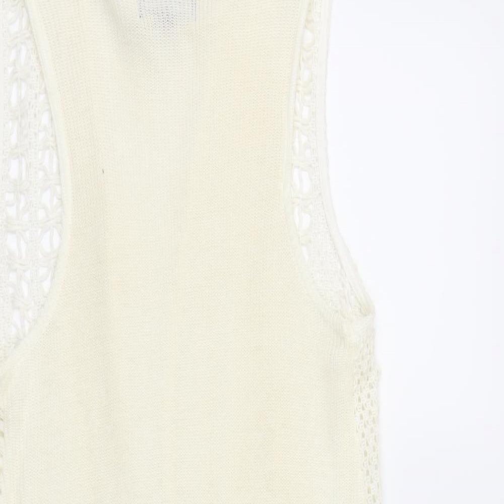 Primark Womens Ivory   Cardigan Jumper Size L