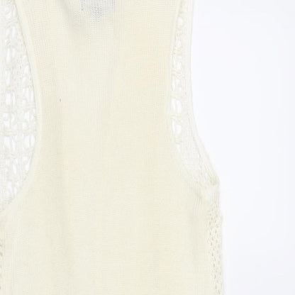 Primark Womens Ivory   Cardigan Jumper Size L