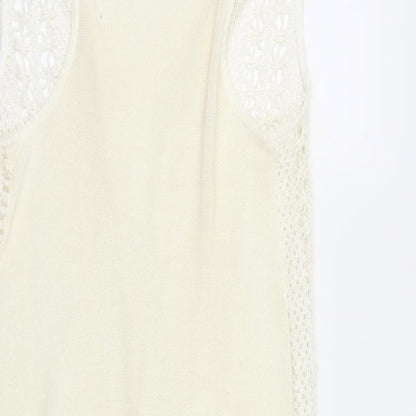Primark Womens Ivory   Cardigan Jumper Size L
