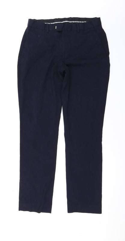 H&M Mens Blue   Trousers  Size 32 in L31 in - `