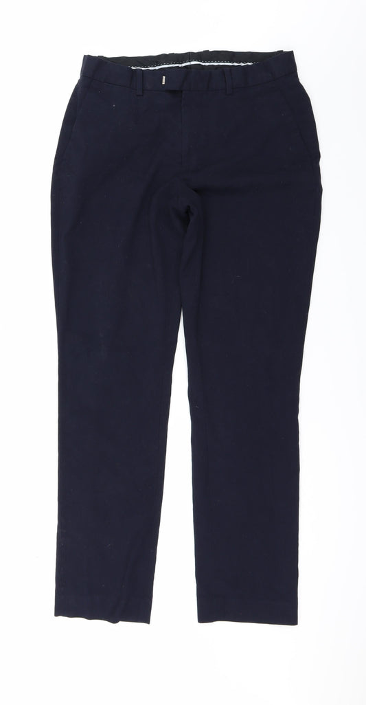 H&M Mens Blue   Trousers  Size 32 in L31 in - `