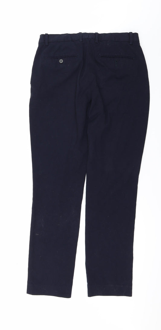 H&M Mens Blue   Trousers  Size 32 in L31 in - `