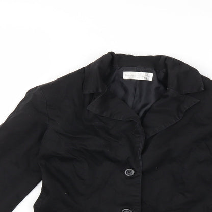 Womens UK Size M Bershka Black Jacket