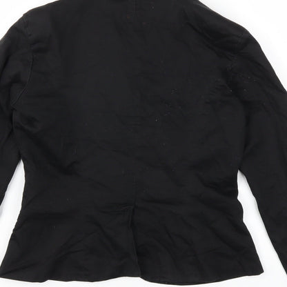 Womens UK Size M Bershka Black Jacket