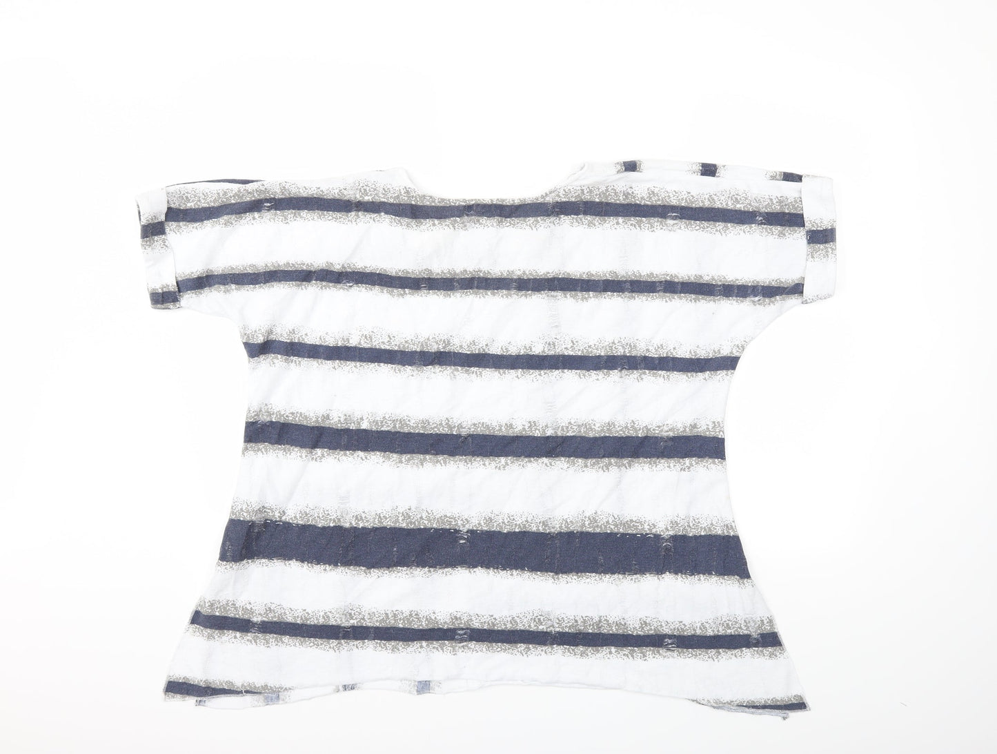 Womens UK Size 12 Saloos White Basic T-Shirt