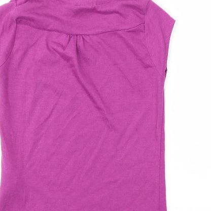 LA Gear Girls Purple   Basic T-Shirt Size 9-10 Years