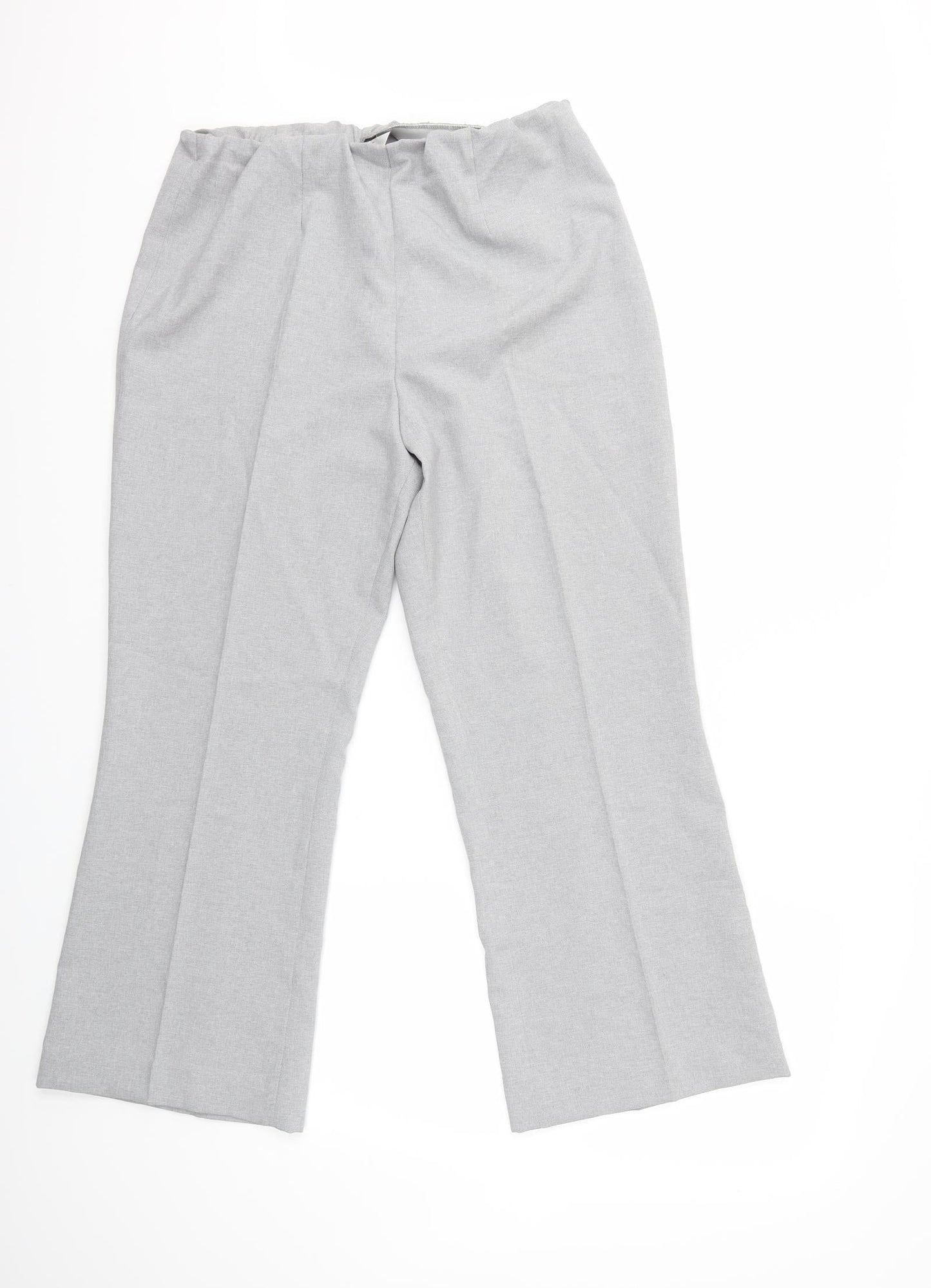 style limited Womens Grey   Trousers  Size 16 L27 in