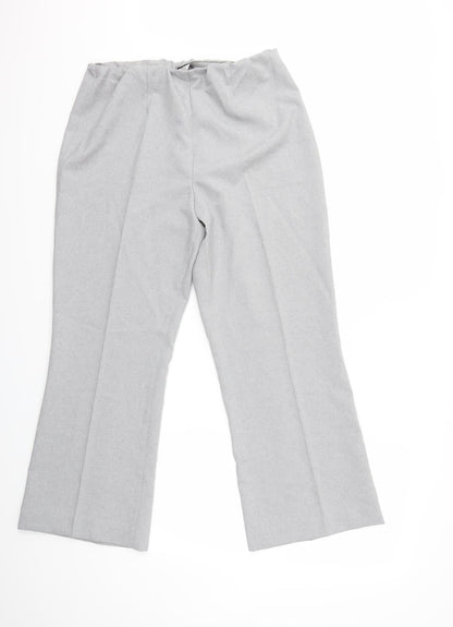style limited Womens Grey   Trousers  Size 16 L27 in