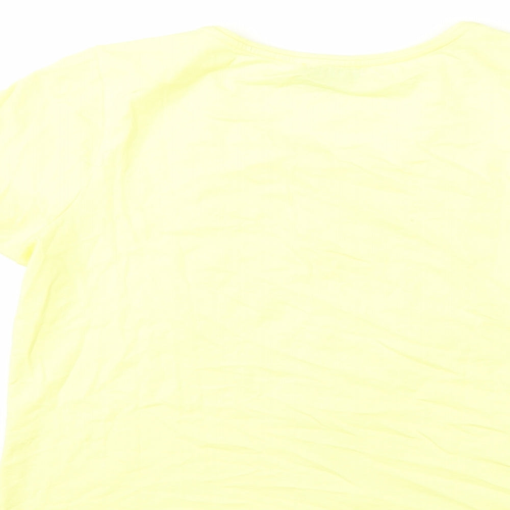 Antea Womens Yellow   Basic T-Shirt Size 16