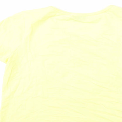 Antea Womens Yellow   Basic T-Shirt Size 16