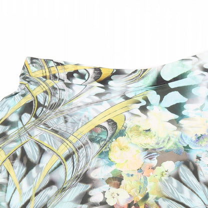 Gerry Weber Womens Grey Floral  A-Line Skirt Size 34 in