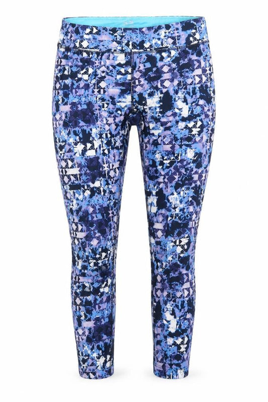 Womens UK Size 8 Athletic Clothing Regular Fit Sweatpants Blue Leggings