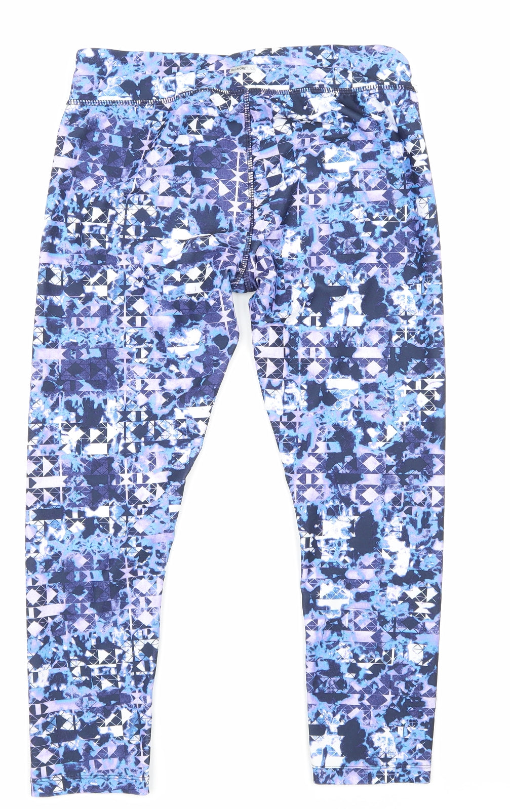 Womens UK Size 8 Athletic Clothing Regular Fit Sweatpants Blue Leggings