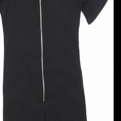 Topshop Womens Black   Pencil Dress  Size 10