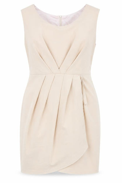 shikha Womens Beige   Pencil Dress  Size M