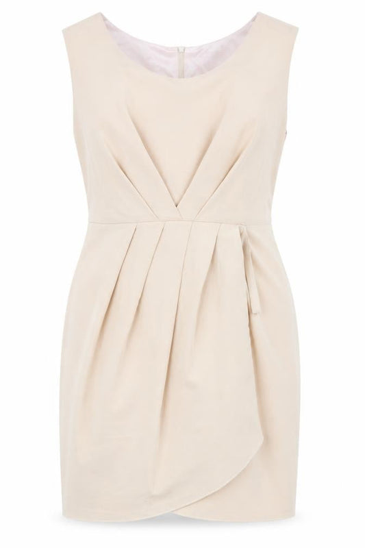 shikha Womens Beige   Pencil Dress  Size M