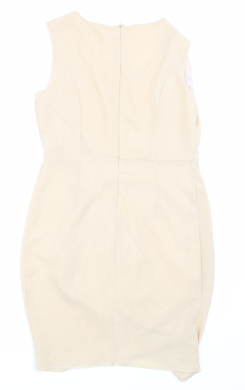 shikha Womens Beige   Pencil Dress  Size M