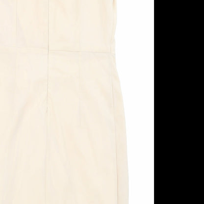 shikha Womens Beige   Pencil Dress  Size M