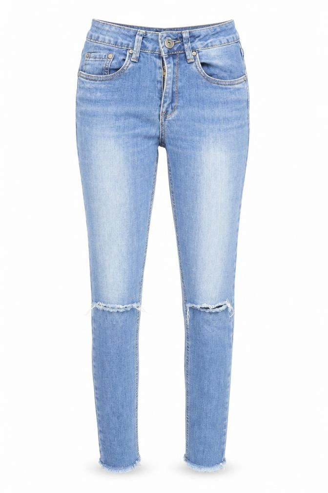 Womens UK Size 6 Quiz Regular Fit Skinny Blue Jeans