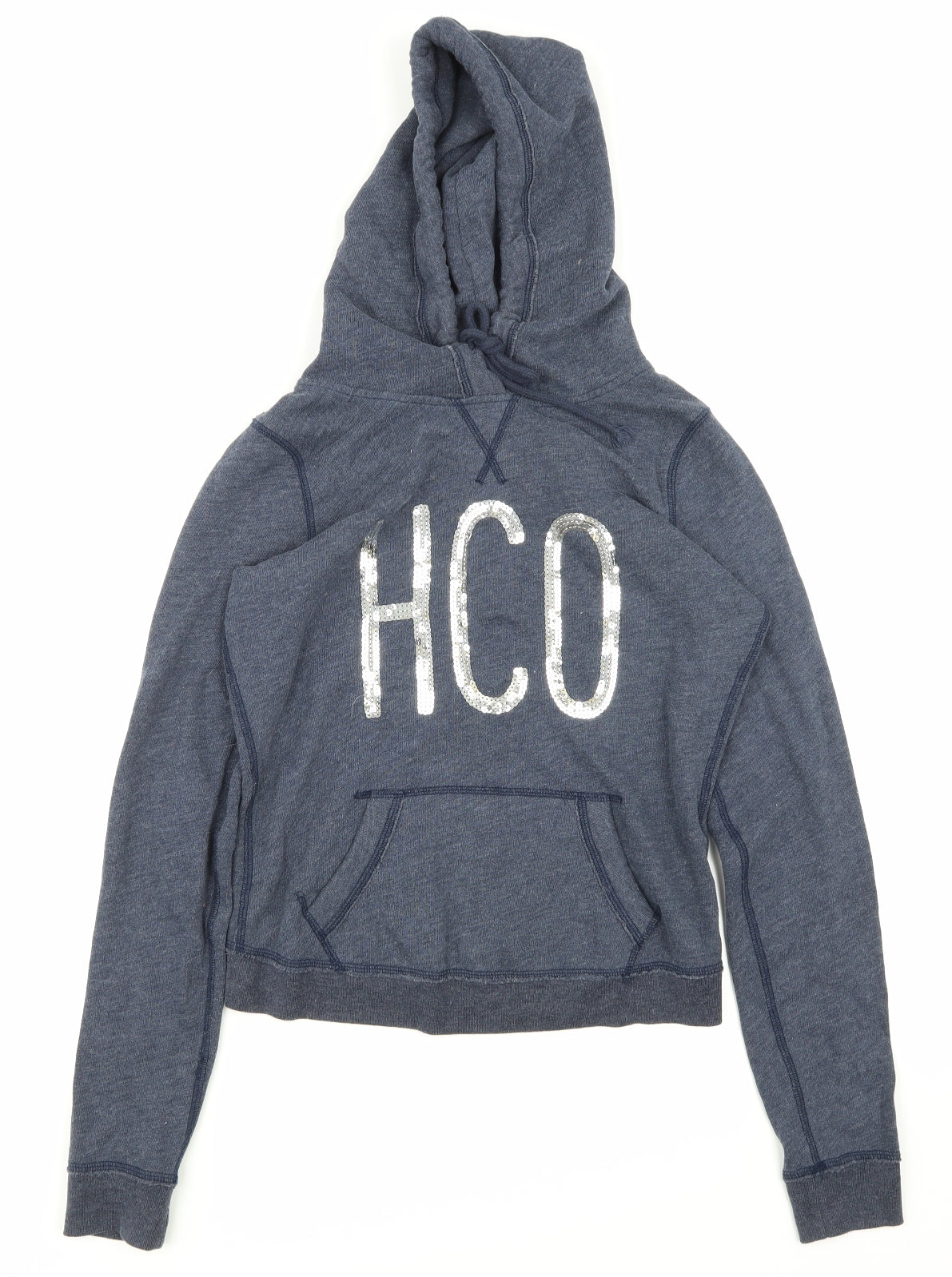 Hollister Womens Black   Pullover Hoodie Size S