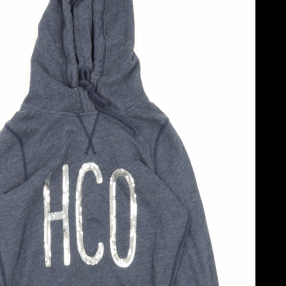 Hollister Womens Black   Pullover Hoodie Size S