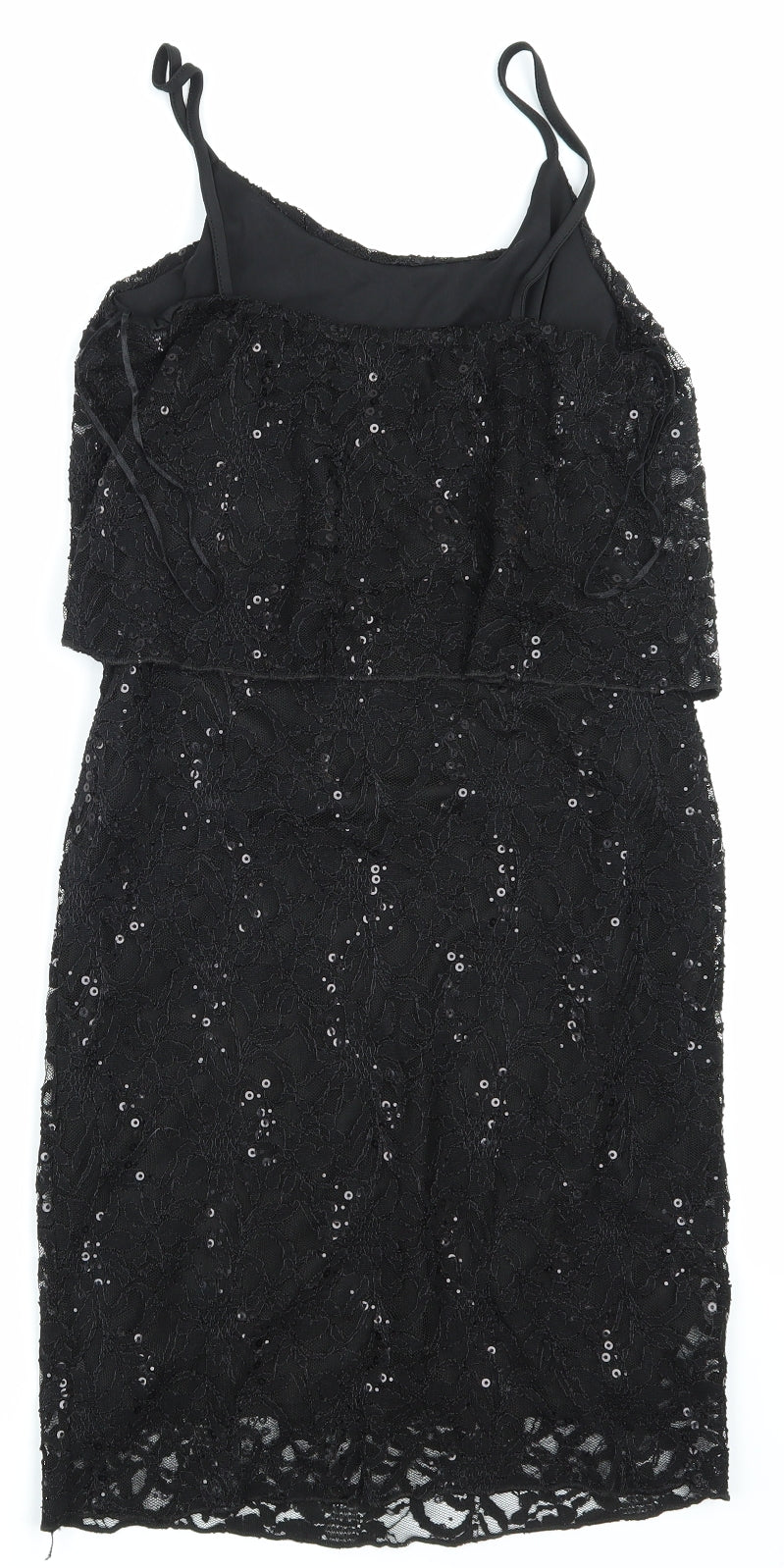Select Womens Beige  Lace Pencil Dress  Size 12  - Sparkly