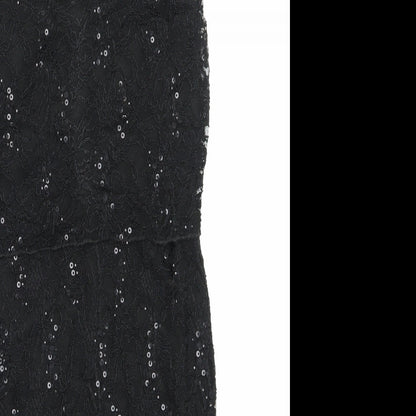 Select Womens Beige  Lace Pencil Dress  Size 12  - Sparkly