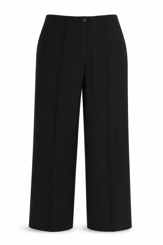 Womens UK Size 12 Per Una Regular Fit  Black Trousers