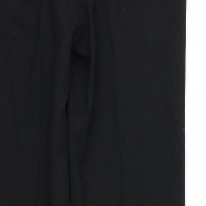 Womens UK Size 12 Per Una Regular Fit  Black Trousers