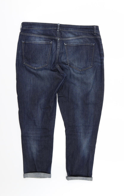 Topshop Womens Blue  Denim Skinny Jeans Size 30 in L26 in