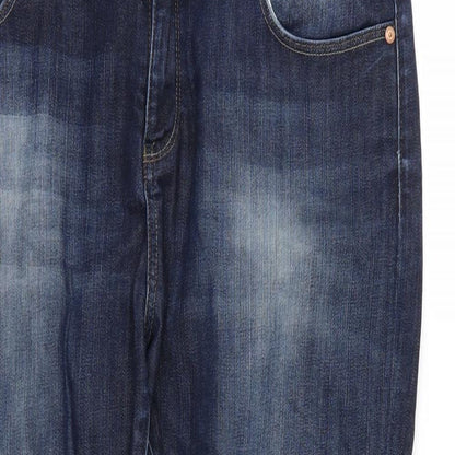 Topshop Womens Blue  Denim Skinny Jeans Size 30 in L26 in
