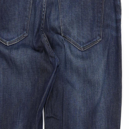 Topshop Womens Blue  Denim Skinny Jeans Size 30 in L26 in