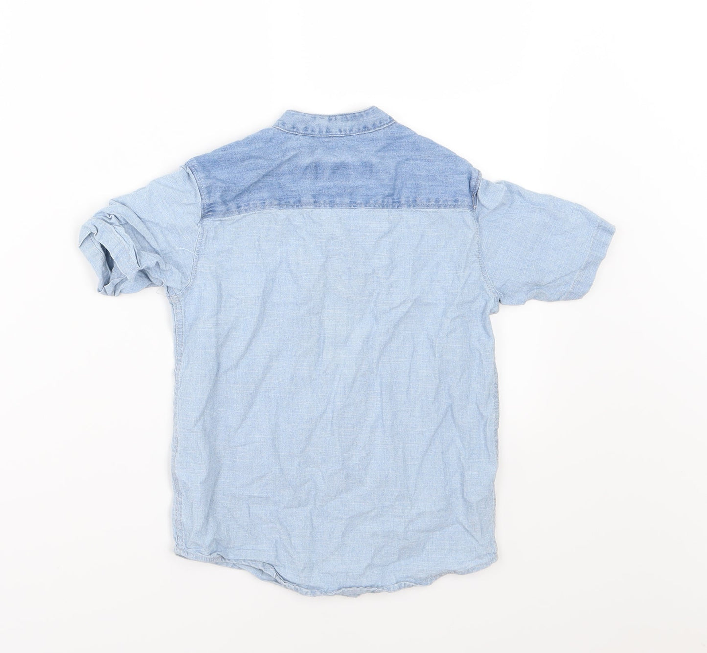 River Island Boys Blue  Denim Basic Button-Up Size 6 Years