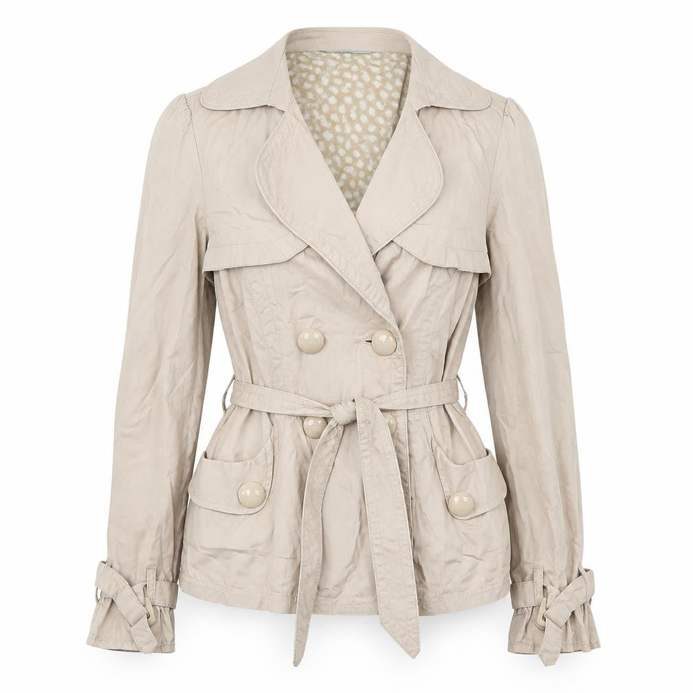 Womens UK Size 10 Red Herring Beige Jacket