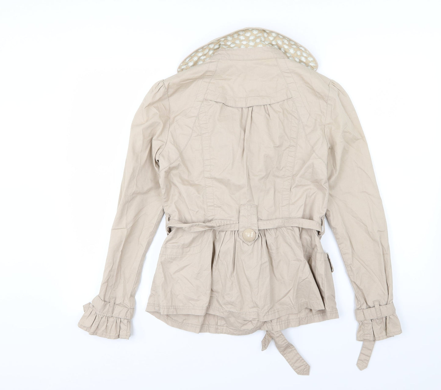 Womens UK Size 10 Red Herring Beige Jacket