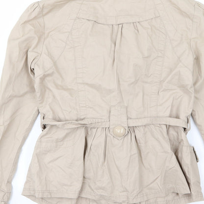 Womens UK Size 10 Red Herring Beige Jacket