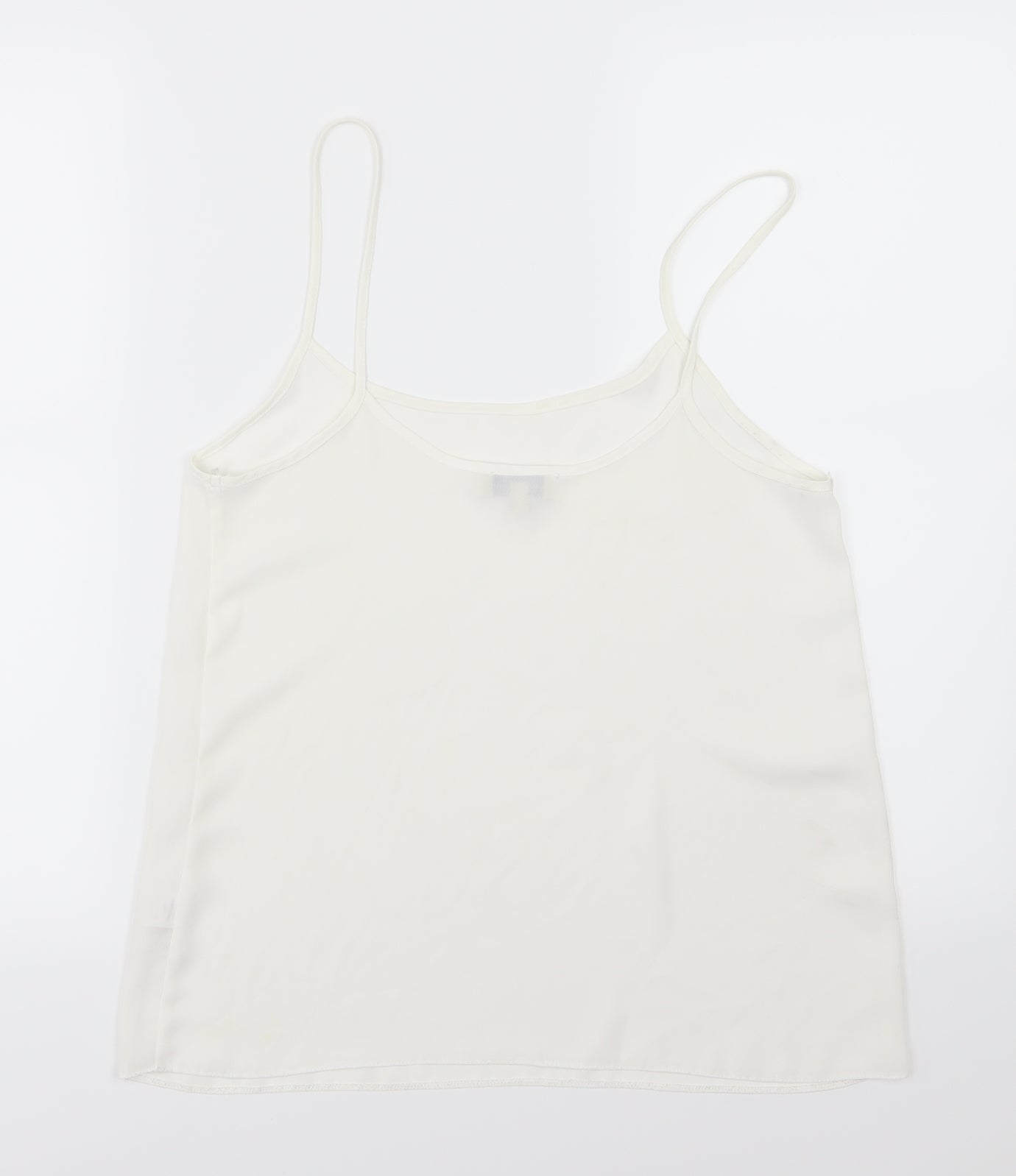 Papaya Womens White  Chiffon Camisole Tank Size 8