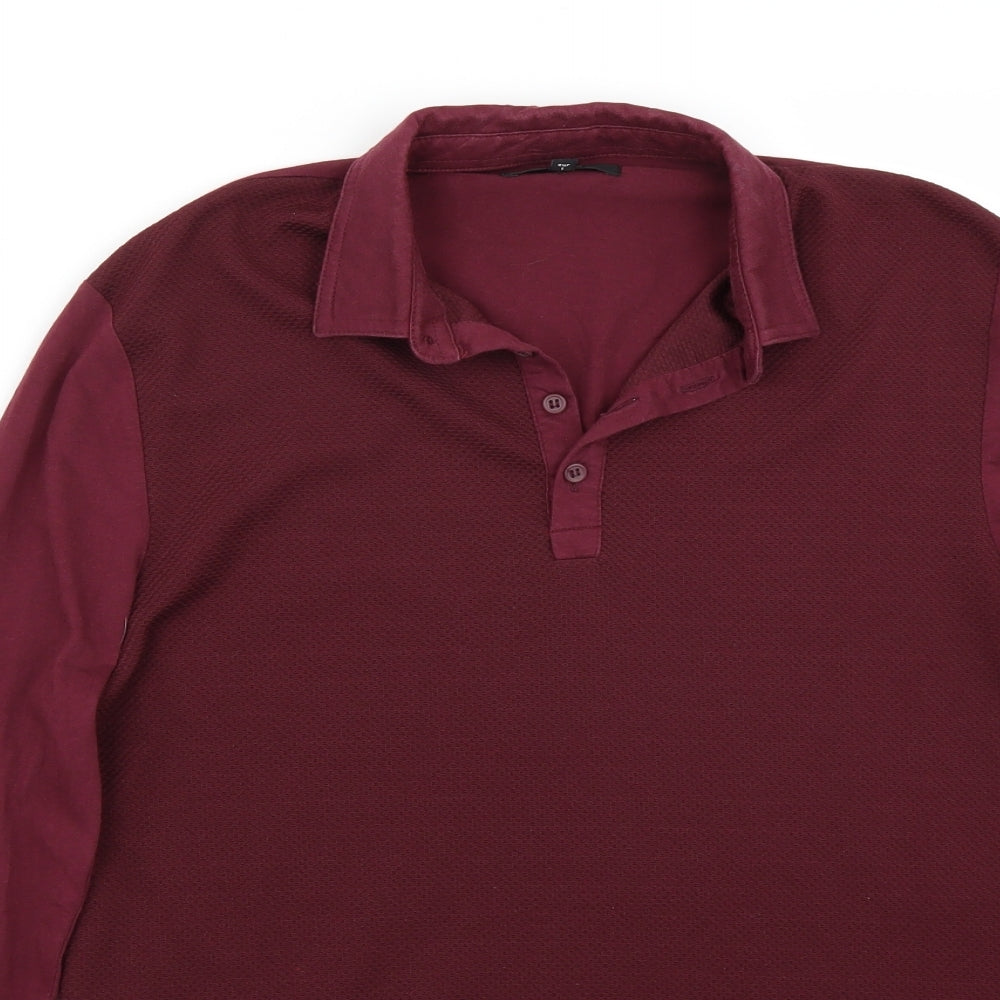 Riverisland Mens Purple    T-Shirt Size XS