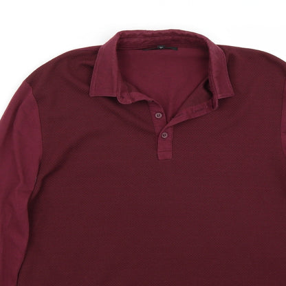 Riverisland Mens Purple    T-Shirt Size XS