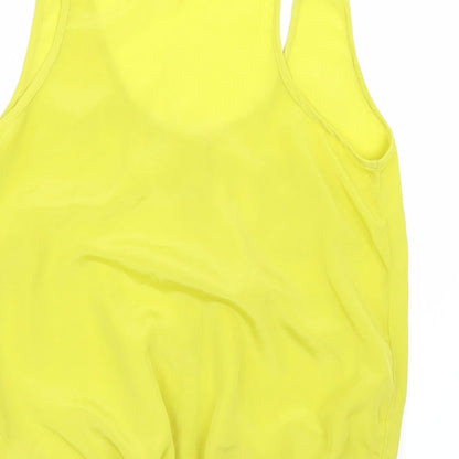 West village Womens Yellow   Basic Tank Size 12
