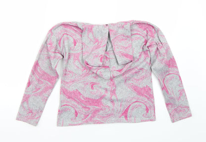 Matalan Girls Pink   Pullover Hoodie Size 9 Years
